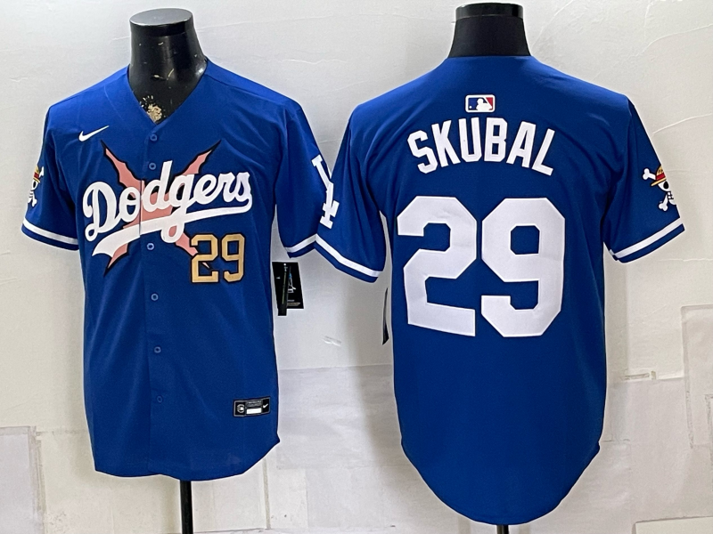 men Los Angeles Dodgers #29 Skubal blue Game 2026 Nike MLB Jersey 0807003->los angeles dodgers->MLB Jersey